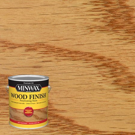 Minwax Wood Finish Semi-Transparent Colonial Maple Oil-Based Penetrating Wood Stain 1 gal 71005000